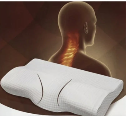 Orthopedic Memory Foam Neck Pillow — Cervical Support for Pain-Free Sleep