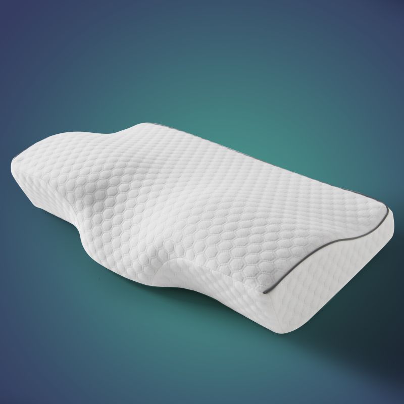 Orthopedic Memory Foam Neck Pillow — Cervical Support for Pain-Free Sleep